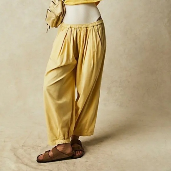 Free People To The Sky Parachute Barrel Balloon JLo Pants | Size Large - Picture 3 of 14